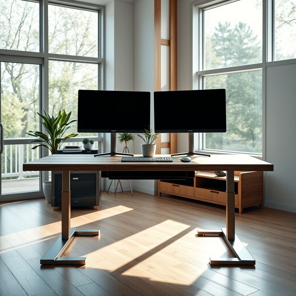 AI standing desk - Illustration 1