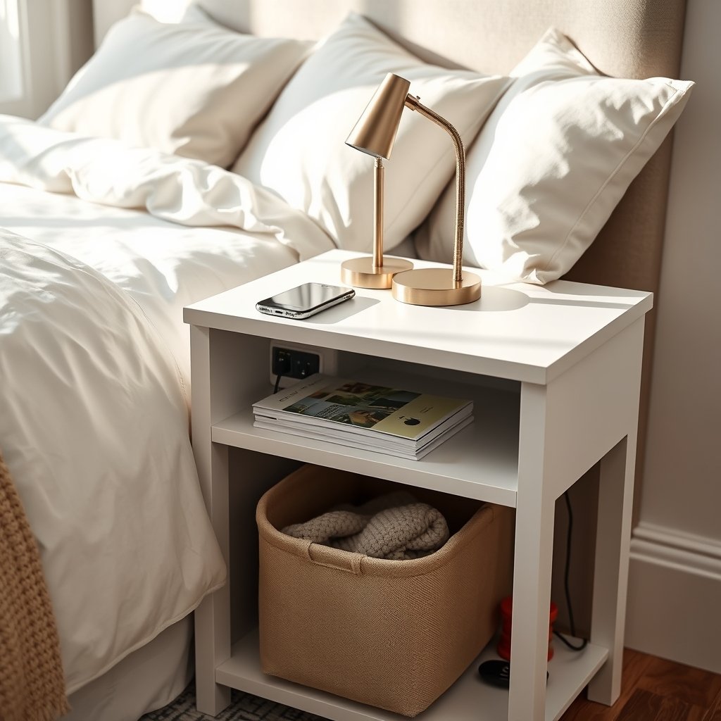 side table in action