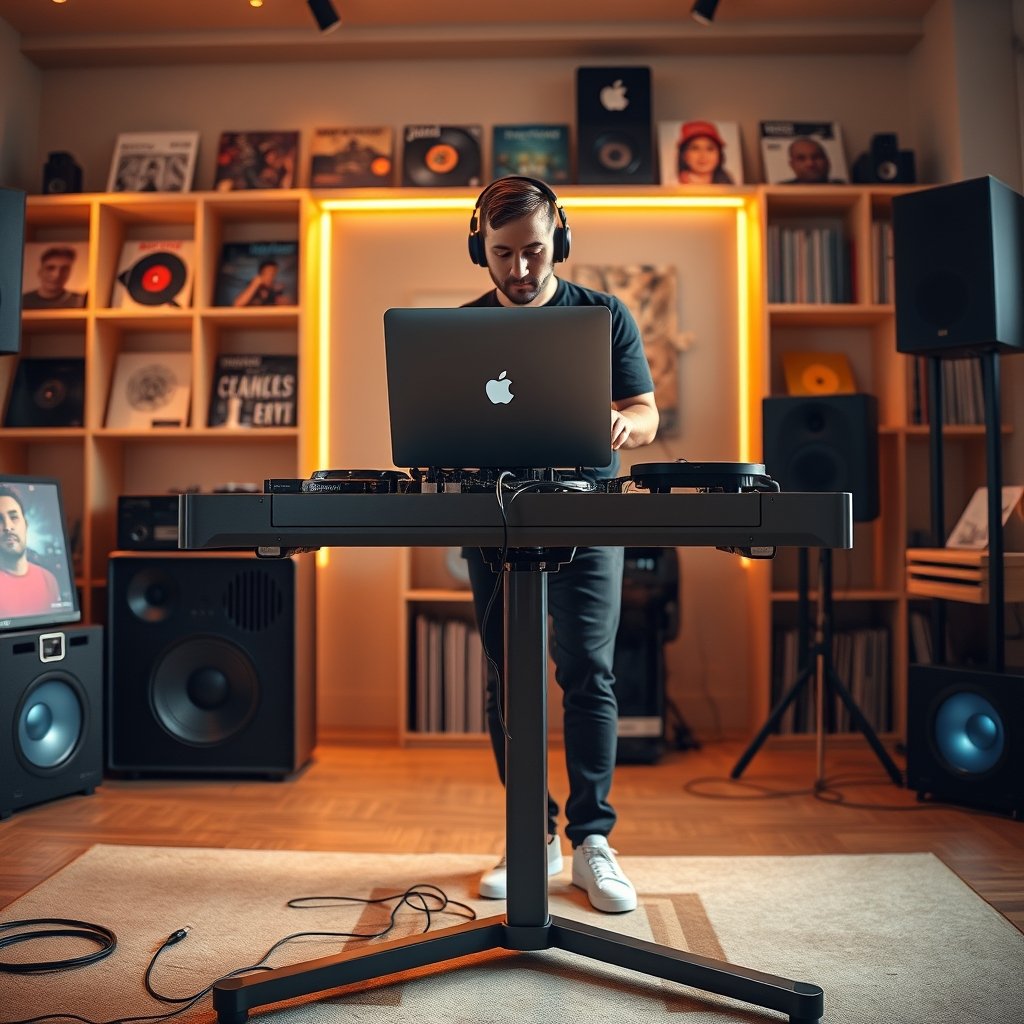 dj stand product view