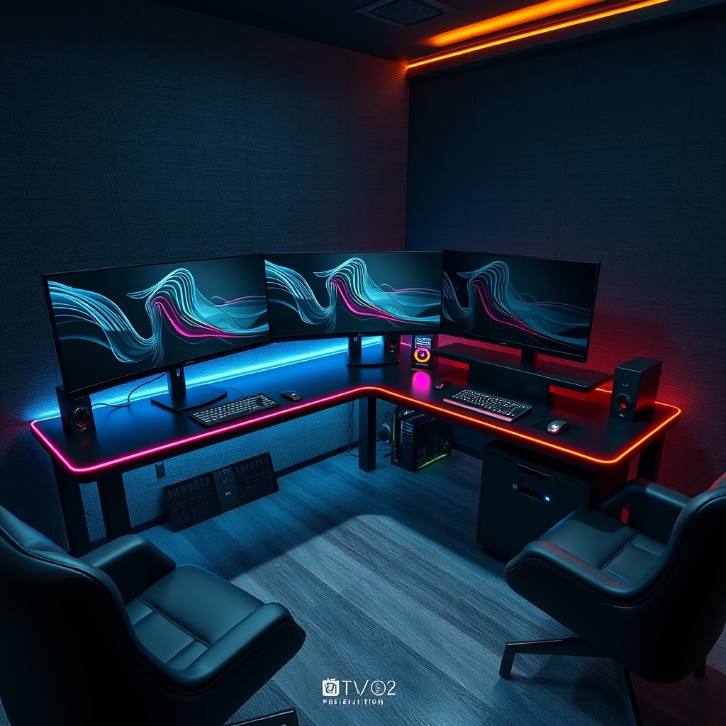 gaming desk product view