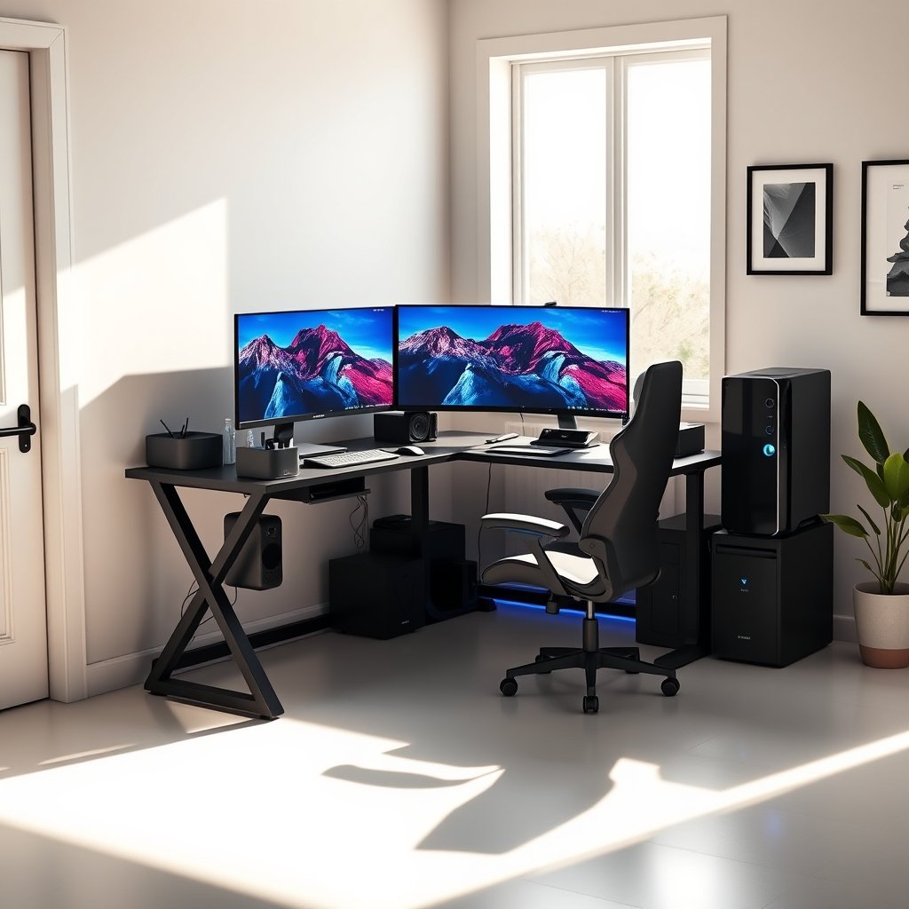 gaming desk product view