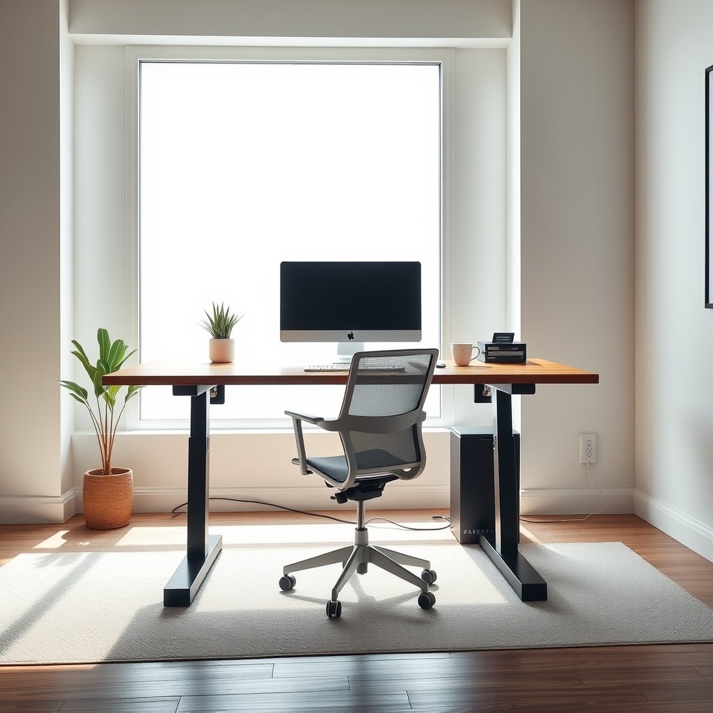 standing desk product view