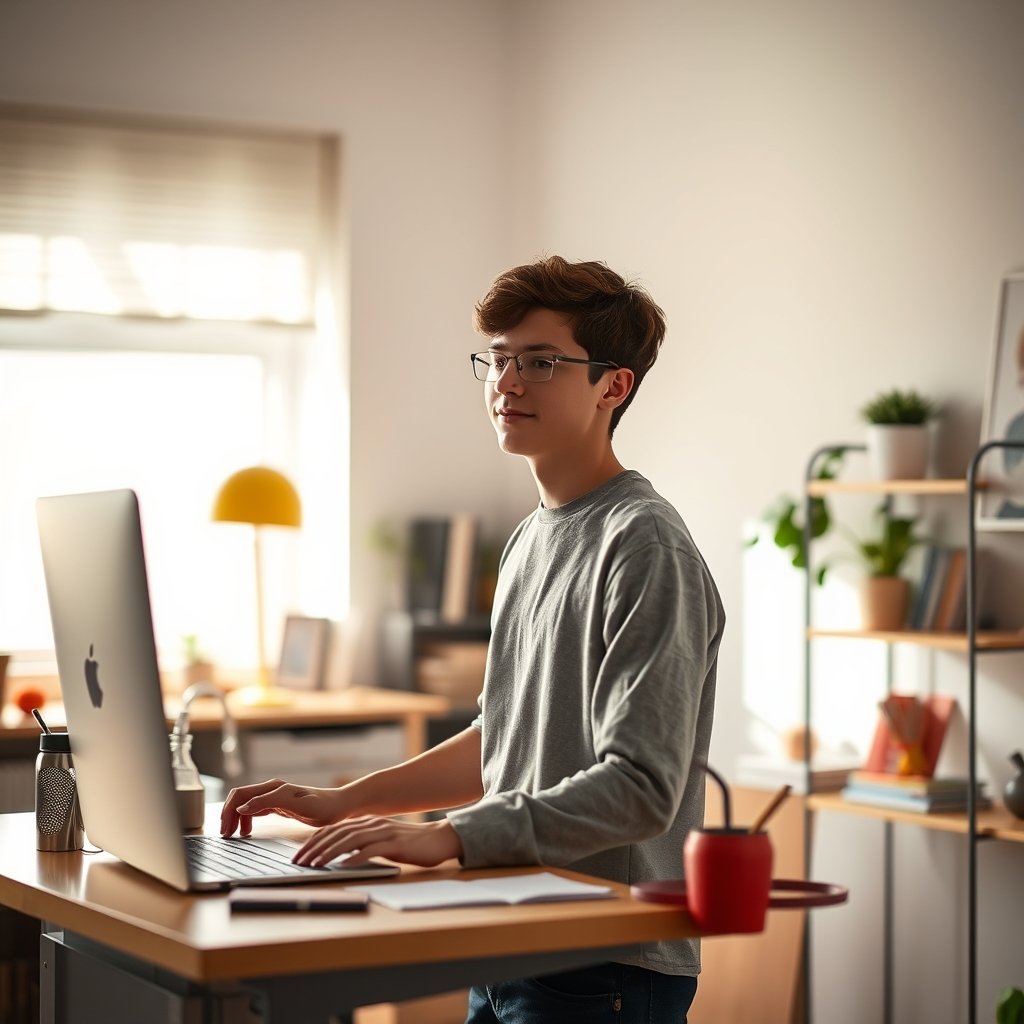 Standing Desk For ADHD: 7 Amazing Ways To Improve Focus (Proven Guide) 4 standing desk for ADHD - Illustration 3