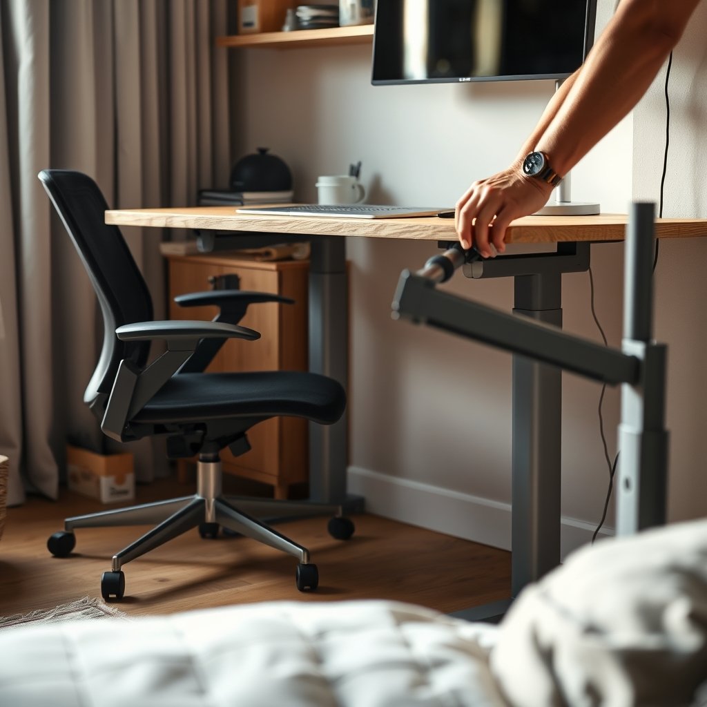 standing desk for small apartment - Illustration 2