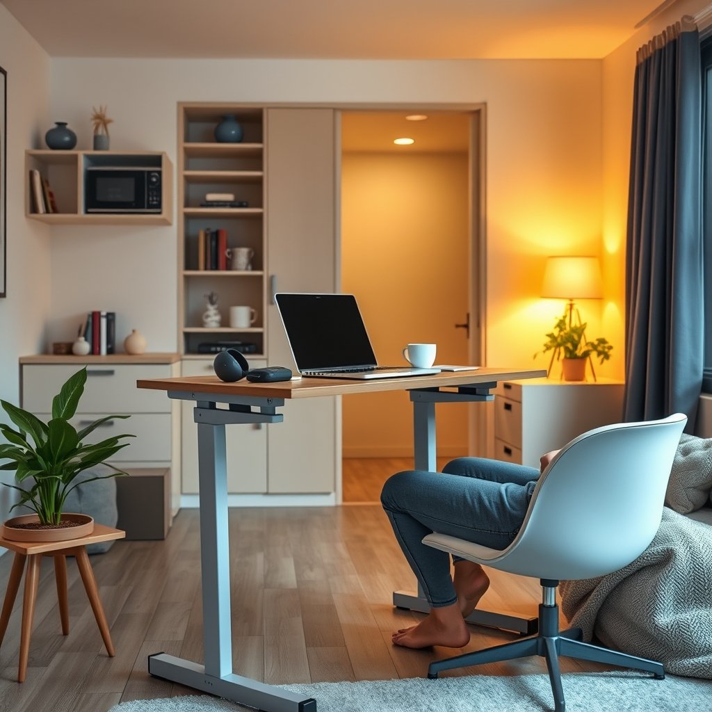 standing desk for small apartment - Illustration 3