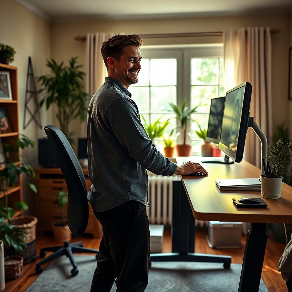 standing desk lower back pain