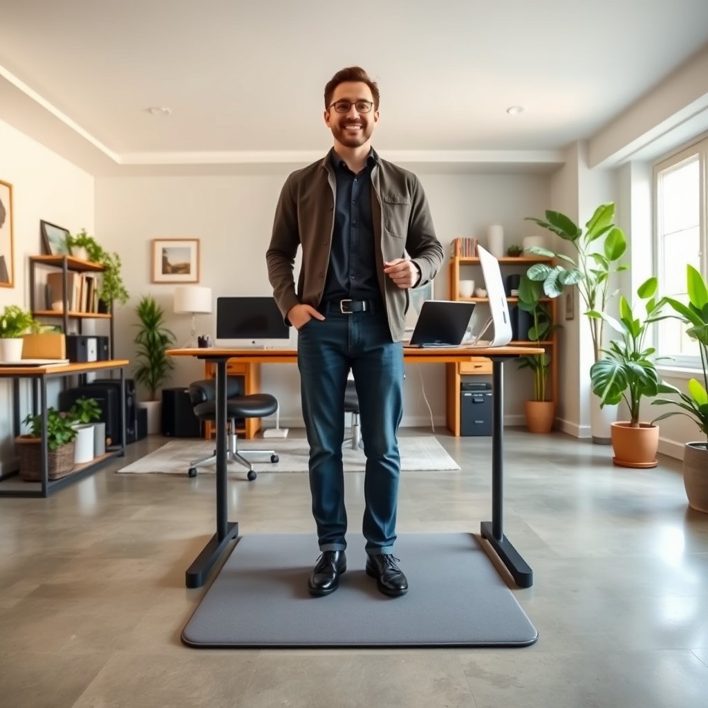 standing desk mat for concrete floor - Illustration 3